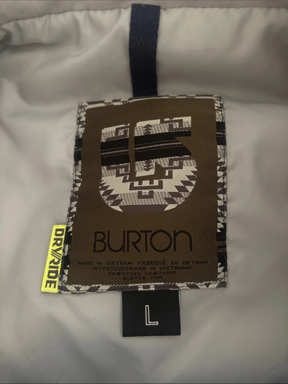 BURTON ski jacket + pant set SM pants L jacket